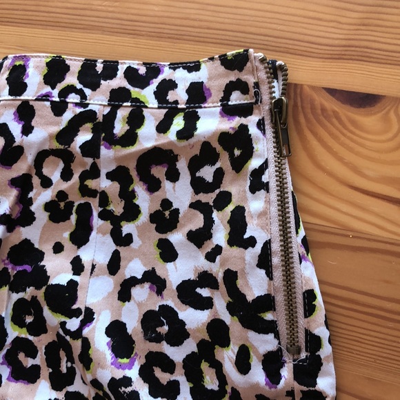 High waisted leopard shorts - Picture 3 of 5